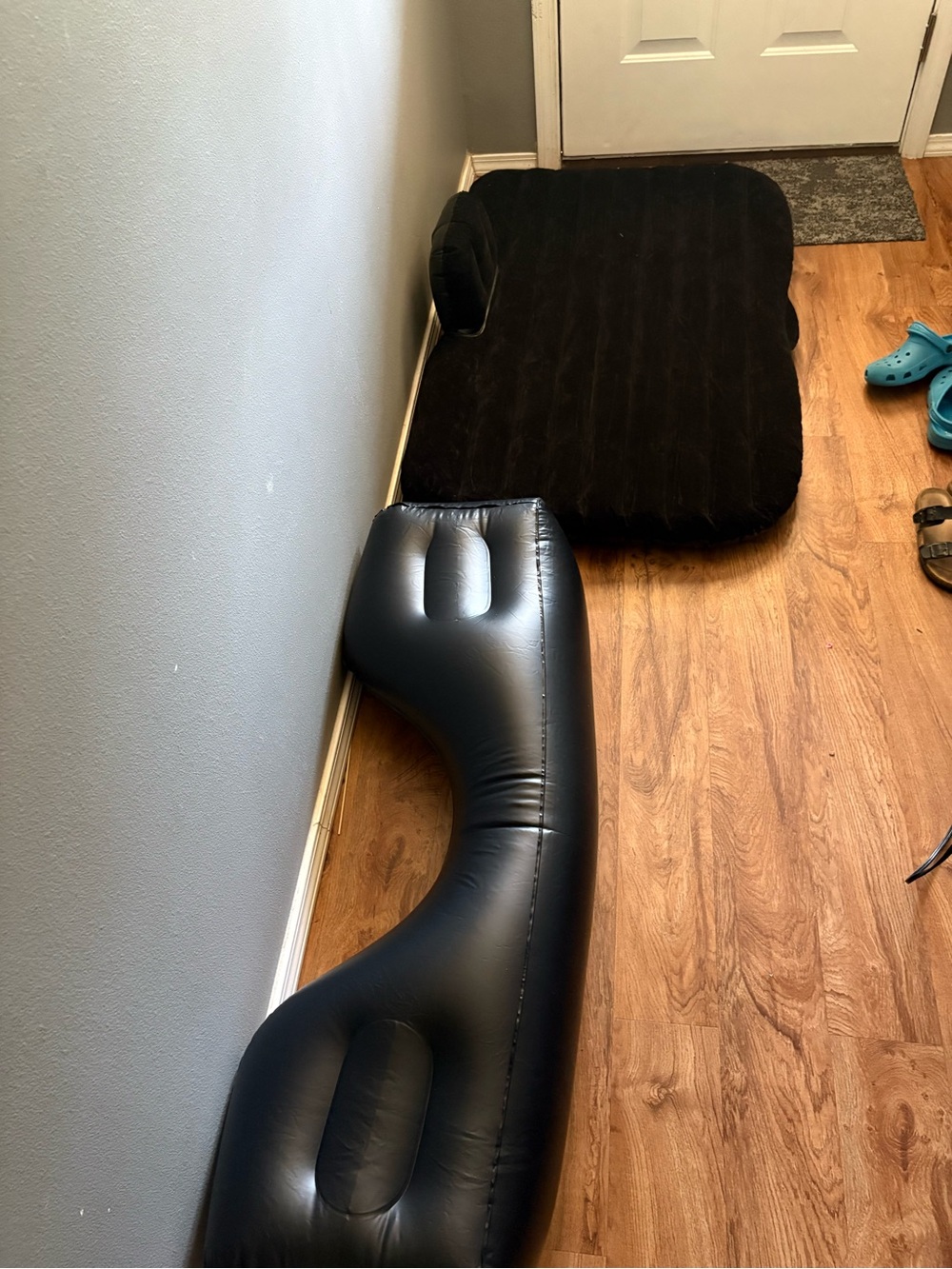 Black Inflatable VR Lounger Cushion - Unbranded